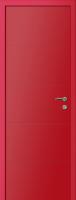 Дверь Капелли Multicolor Ф4Г, RAL3020 - красный