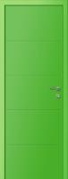 Дверь Капелли Multicolor Ф4Г, RAL6018 - зелёный
