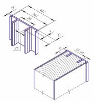 Алюминиевая торцевая накладка