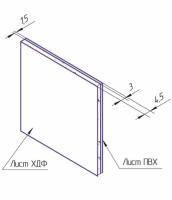 Добор прямой 5 мм, шириной 250 мм