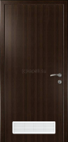 Дверь Капель Классик | Kapelli Classic, гладкая, Дуб венге, с вентрешеткой
