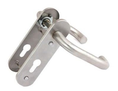 Ручки дверная на планке Apecs HP-72.1703-INOX для противопожарных дверей