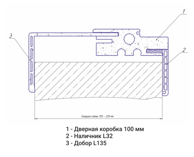 Добор L135 телескопический